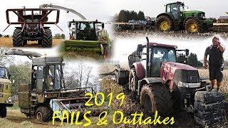 Fails amp Outtakes 2019  Schlammschlacht lustige Traktorristen Pannen ▶ Agriculture Germanyy [upl. by Agnot]