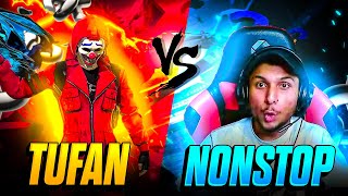 TUFAN FF Vs NONSTOP GAMING👽💖NonstopGaming [upl. by Notsirt]