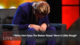 Kevin Hart Says Justin Bieber Roast ‘Went A Little Rough [upl. by Elleyoj]