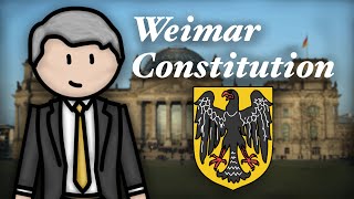 191933 The Weimar Constitution  GCSE History Revision  Weimar amp Nazi Germany [upl. by Buerger953]