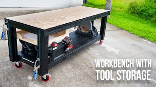 How to make A Workbench  DIY WOODWORKING [upl. by Ajam]