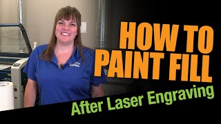 How to Paint Fill Wood that has been Laser Engraved [upl. by Schroder420]