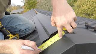 HOW TO INSTALL A VENTED RIDGE CAP [upl. by Ger]