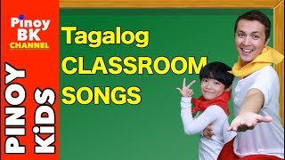 TAGALOG CLASSROOM SONGS PLAYLIST  Pinoy BK Channel🇵🇭  TAGALOG FOR KIDS AWITING PAMBATA [upl. by Smail]