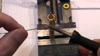 166 How to wind a trifilar toroid transformer for a diode ring mixer [upl. by Analat845]