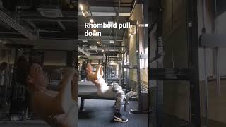 Rhomboid pull down [upl. by Ahtennek350]