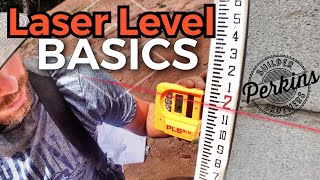 Laser Level Basics  How To use a laser level [upl. by Eadrahc]