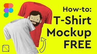 Create a TShirt Mockup with Figma No Photoshop  No Fluff Design [upl. by Edmee]