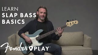 Learn Slap Bass Basics  Fender Play  Fender [upl. by Humberto]