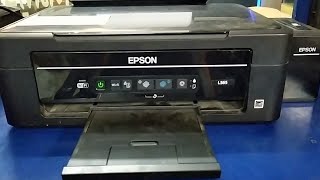 epson l365 head cleaning [upl. by Rhea]