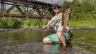 Breaking Down River Eddies for Smallmouth Bass [upl. by Merce716]