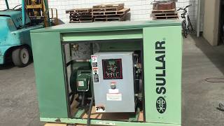 Sullair ES8 Rotary Screw Air Compressor 30hp Only 22602 hours [upl. by Nysilla]