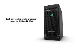 HPE ProLiant ML110 Gen10 Server Product Tour [upl. by Ttekcirc]