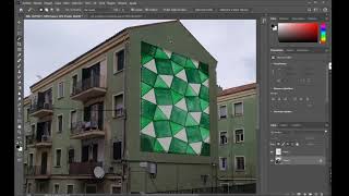 TUTORIAL PHOTOSHOP Integrar dibujos en un muro de una foto urbana [upl. by Ayanaj]