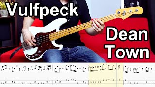 Vulfpeck  Dean Town  BASS COVER  PlayAlong Tabs [upl. by Ivets]