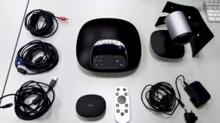 LOGITECH GROUP Unboxing and connect [upl. by Ydwor]