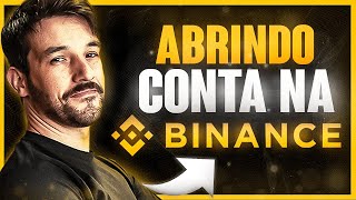 🛑 Tutorial de Como Abrir Conta na BINANCE  Maior exchange corretora de BITCOIN [upl. by Neerol71]