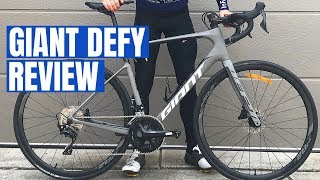 Giant Defy Review Giants Endurance Road Performance Bike [upl. by Cohdwell203]