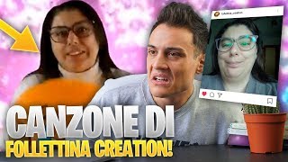 REAGISCO alla NUOVA CANZONE DI FOLLETTINA CREATION   Awed™ [upl. by Atnes]