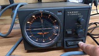 Yaesu G1000DXC Antenna Rotator amp Controller Performance Check amp Alingment [upl. by Ambrosane33]