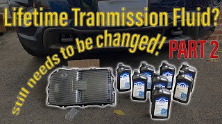 Grand Cherokee OWNERS Replace the quotlifetimequot filter and fluid in your ZF 8HP Transmission Part 2 [upl. by Rednas710]