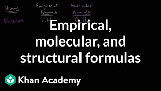 Empirical molecular and structural formulas  AP Chemistry  Khan Academy [upl. by Edmee83]