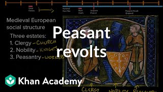 Peasant Revolts  World History  Khan Academy [upl. by Julis993]