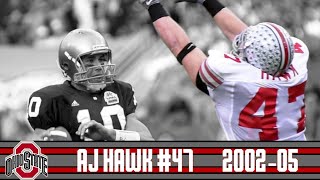 AJ Hawk  Ohio State Highlights UPDATED [upl. by Raleigh]