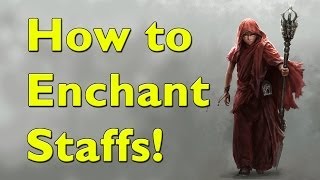 Skyrim  How to Enchant your own Staffs  Quest Guide  Youtube [upl. by Morie]