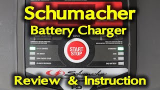 Schumacher Battery Charger  Review amp Instruction [upl. by Danielle]