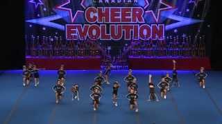 Ancaster Cheer Sport Sharks  Goblins Mini 6  8 years old [upl. by Dolan]