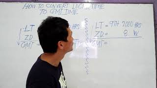 HOW TO CONVERT LOCAL TIME TO GMT TIME [upl. by Donatelli366]