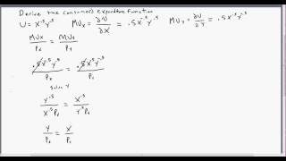 The Consumers Expenditure Function [upl. by Matejka575]