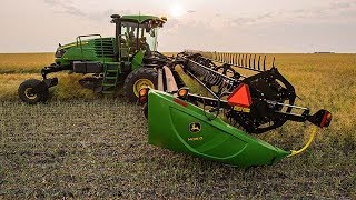 W170 Windrower  John Deere [upl. by Eeima]