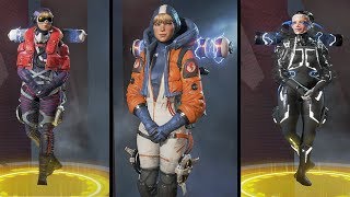 Apex Legends  All Wattson Skins Voice Lines Finishers amp more [upl. by Habeh949]