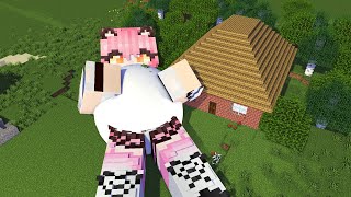 Giant Girl Vore Shipper Challenge  Minecraft Animation [upl. by Eytak]