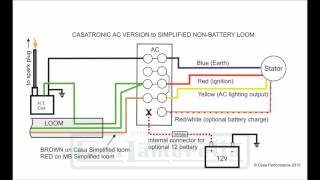 Casatronic ignition Lambretta wiring diagrams English Version [upl. by Nytsyrk]