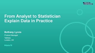 From Analyst to Statistician Explain Data in Practice [upl. by Ellehcem]