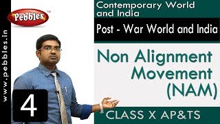 Non Alignment Movement NAM  Post  War World and India  Social Science  Class 10 [upl. by Ardehs259]