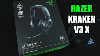 UNBOXING  RAZER KRAKEN V3 X [upl. by Inhsor]