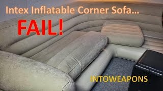 Intex Corner Sofa Review  60day Fail [upl. by Nerrat]