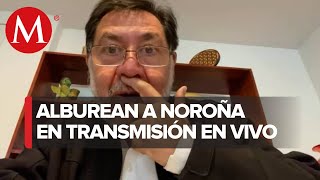 Trolean a Gerardo Fernández Noroña en transmisión en vivo [upl. by Annel]