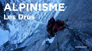 Couloir Nord des Drus Aiguille du Petit Dru Chamonix MontBlanc massif alpinisme montagne [upl. by Dianthe]