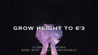 Instant Growth Spurt Height 63quot  Subliminal Silent [upl. by Eppilihp660]