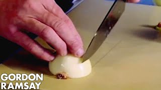 Dicing An Onion  Gordon Ramsay [upl. by Philippe206]