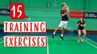 15 BadmintonSpecific Exercises using a Theraband to improve Smash Power Speed amp Movement 🏸 [upl. by Jard]