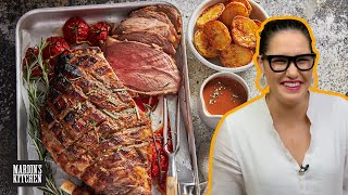 How to make my SUPER TENDER roast lamb recipe 🙌  Marions Kitchen [upl. by Niryt]