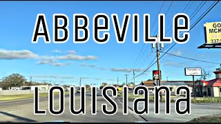 Abbeville Louisiana  City Tour amp Drive Thru [upl. by Ityak]