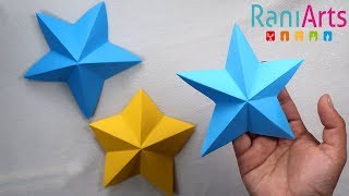 CÓMO HACER ESTRELLAS DE PAPEL PERFECTAS  DIY FÁCIL [upl. by Hcirteid]