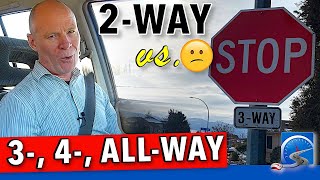 What Are the Different STOP Signs on Your Drivers Test [upl. by Kaiser118]